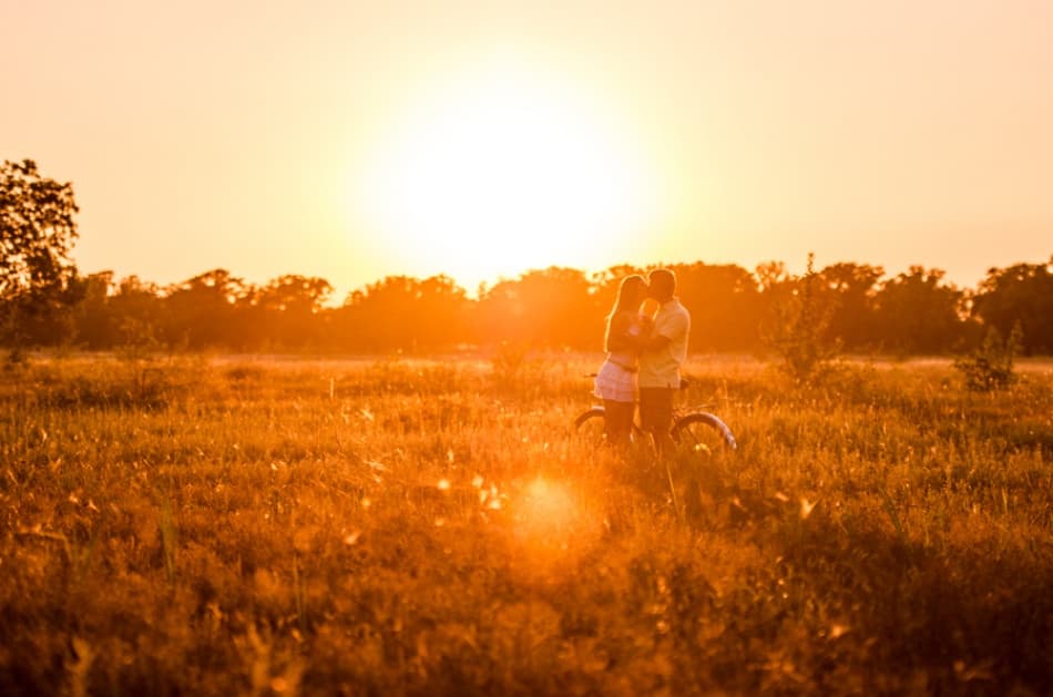 Golden Hour Romance by Dmitrii Rabeev — canvas wall art