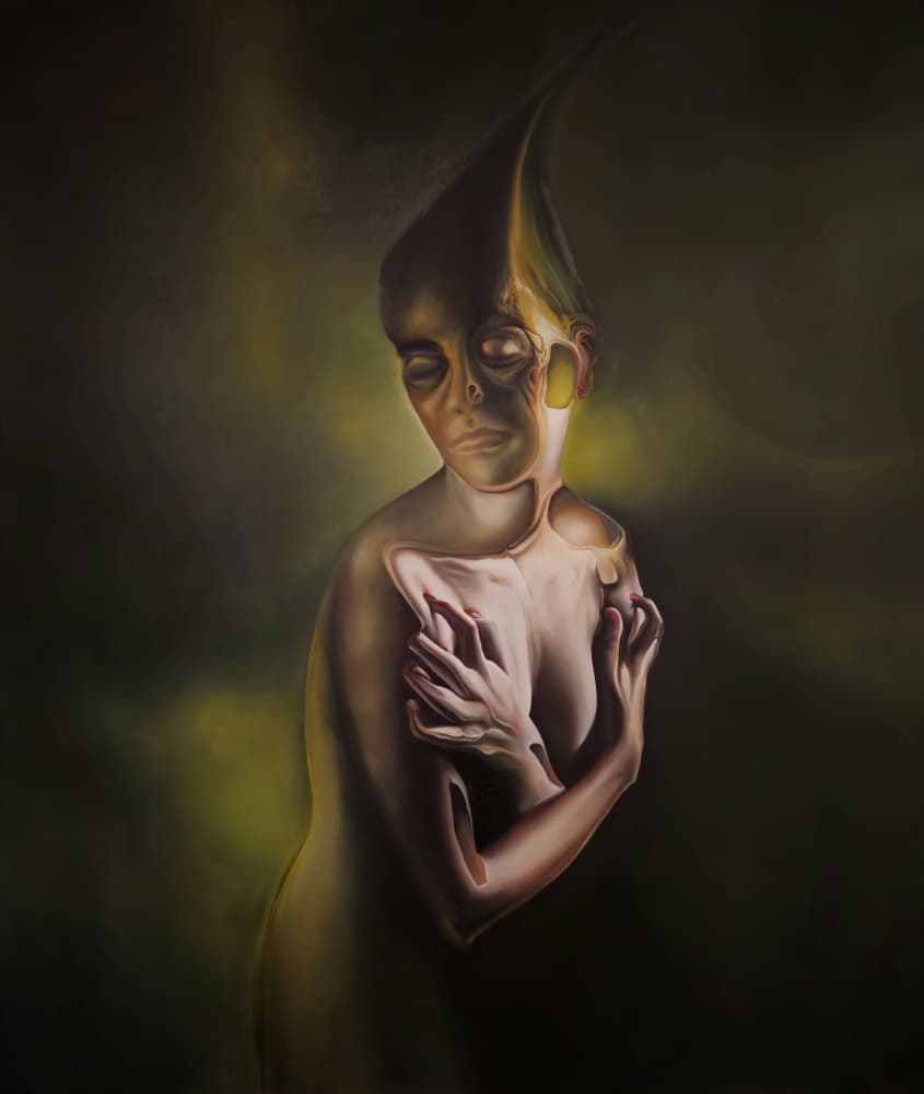 Dark Surreal Woman by Stefano Mazzolini — canvas wall art