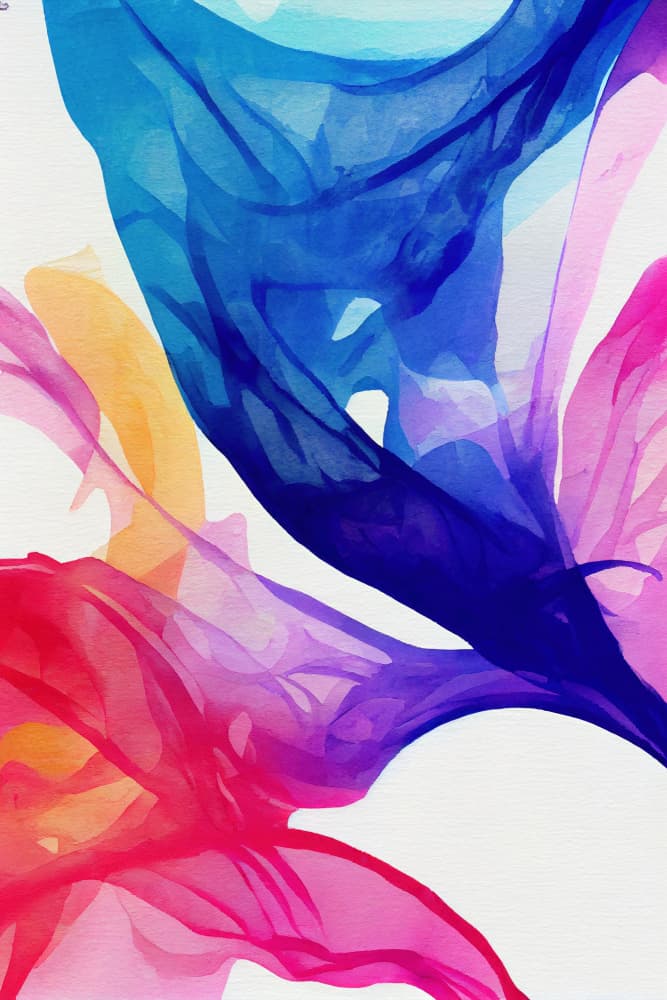 Vibrant Color Flow by Mauro — canvas wall art