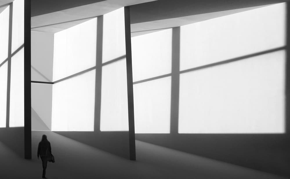 Walking Through Shadows by Huib Limberg — canvas wall art