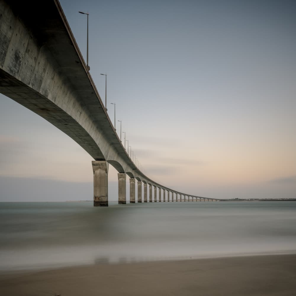 Bridge Over Calm Waters by Stefan Buder — canvas wall art