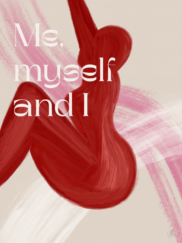Me Myself and I by Anne-Marie Volfova — canvas wall art