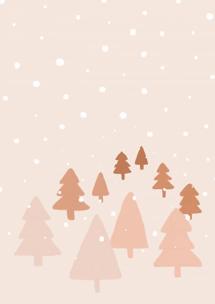 Cozy Winter Forest by Orara Studio — canvas wall art