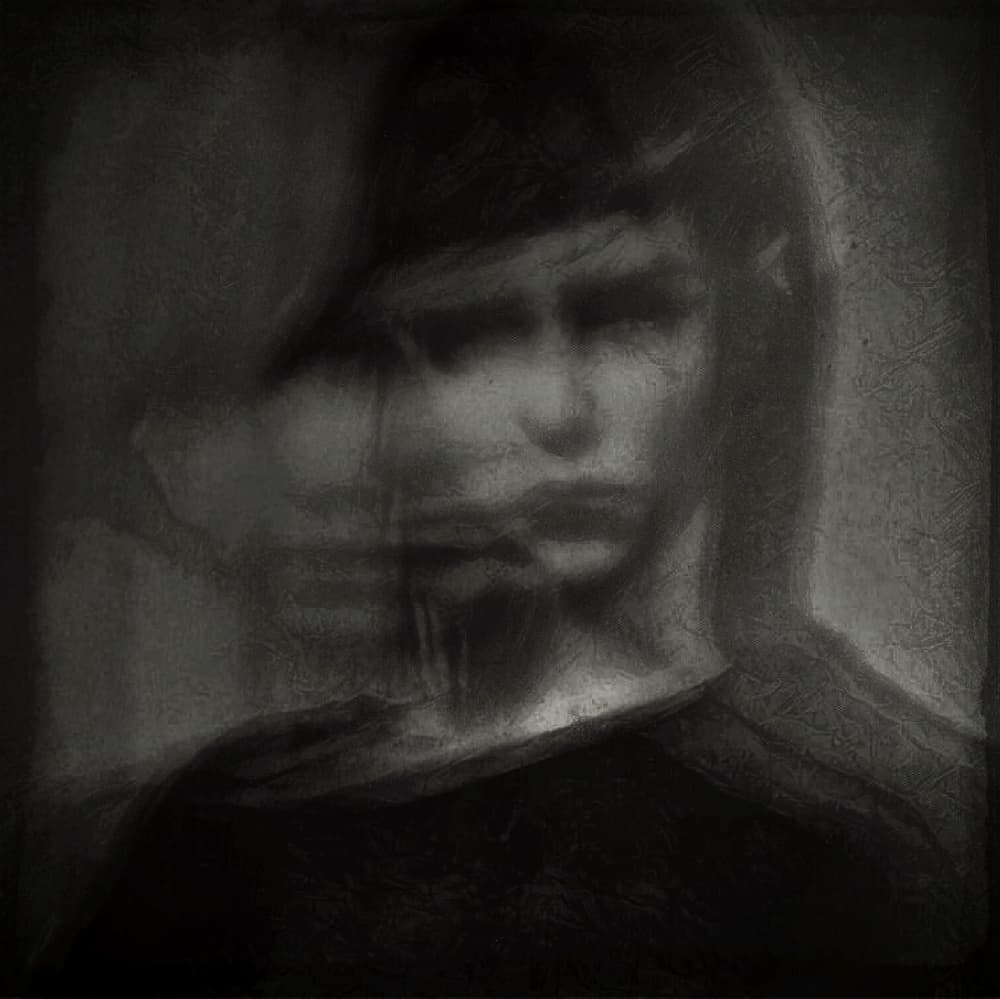 A Quiet Darkness (portrait) by Dalibor Davidovic — canvas wall art