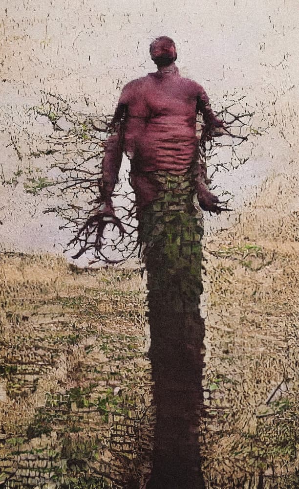 Rooted Tree Man by Emilian Avramescu — canvas wall art