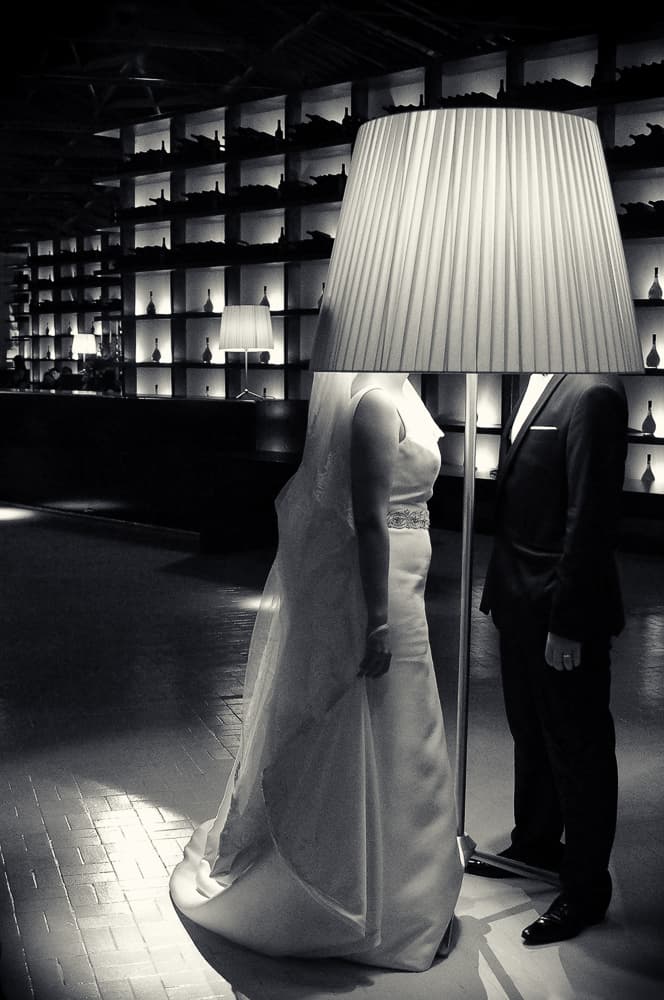 Romantic Wedding Lamp by Rockas Kane — canvas wall art