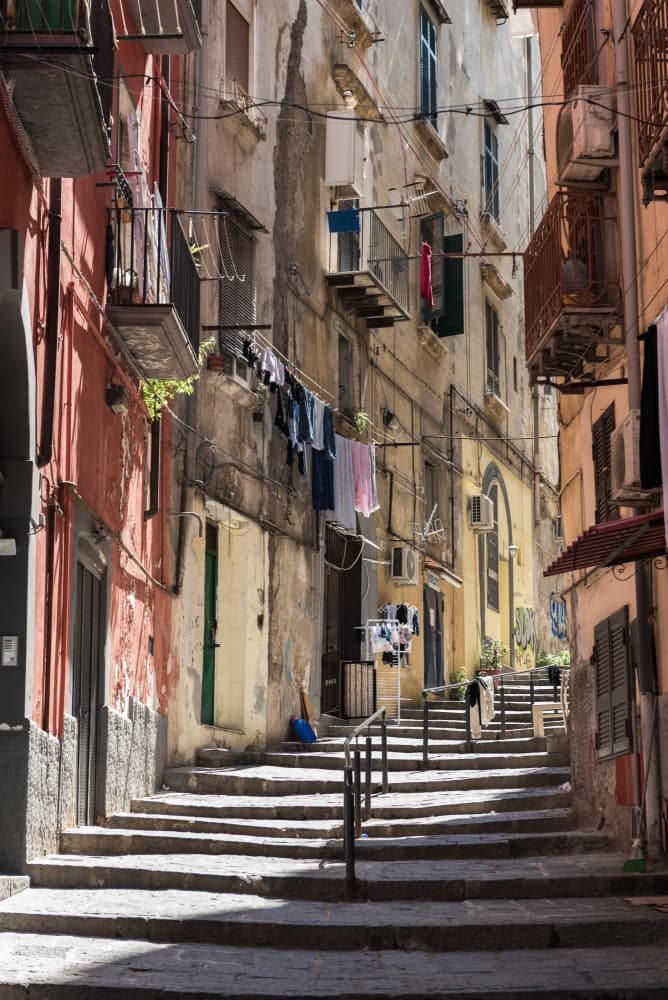 Charming City Stairway by Photolovers — canvas wall art