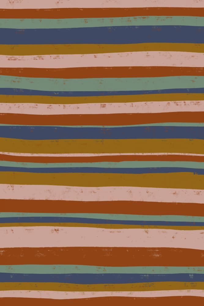Earthy Stripes Flow by Treechild — canvas wall art