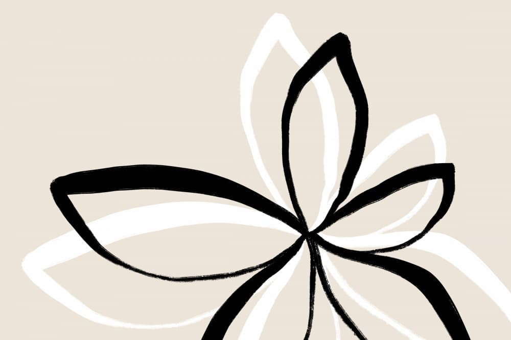 Abstract Flowers by uplusmestudio — canvas wall art