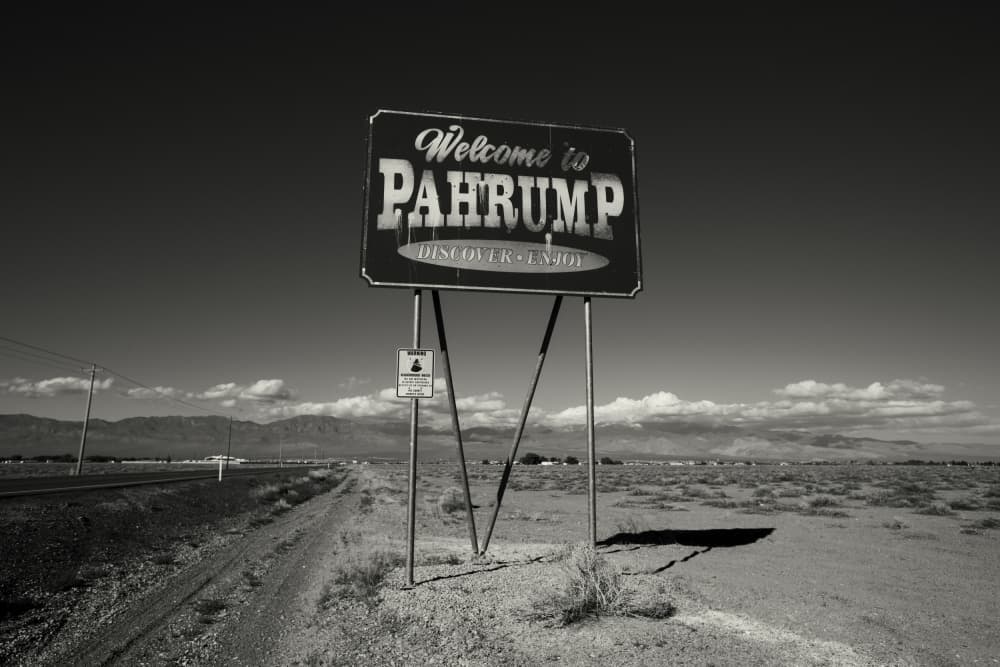 Welcome To Pahrump by Kurt Klein — canvas wall art