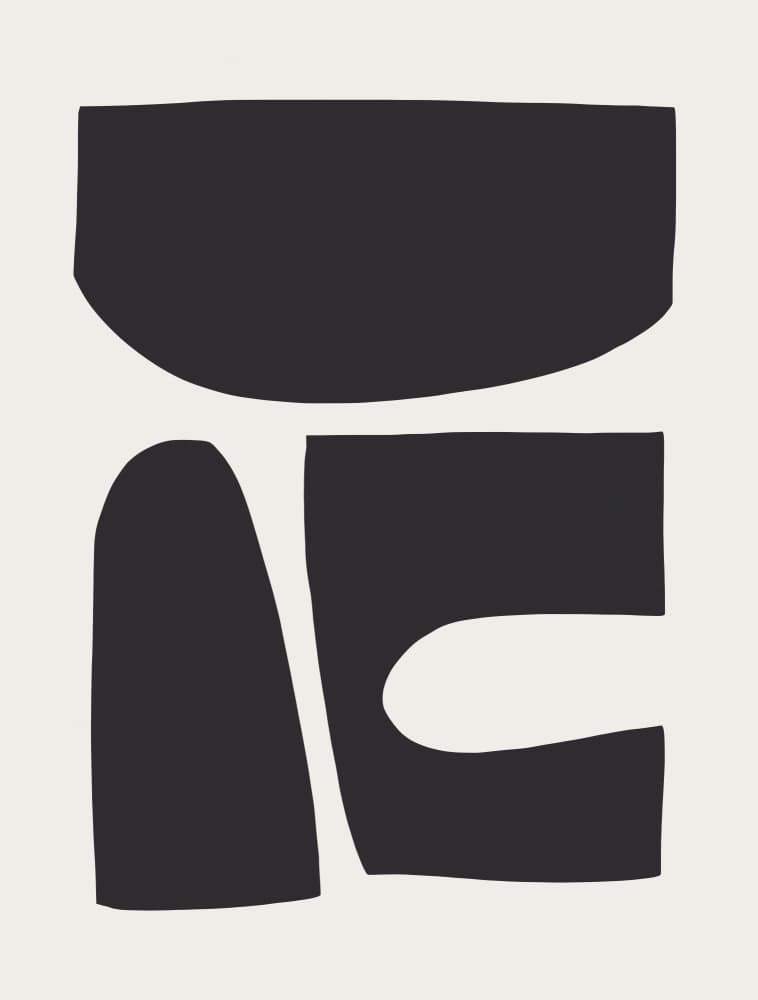 Shapeful 1 by Dan Hobday — canvas wall art