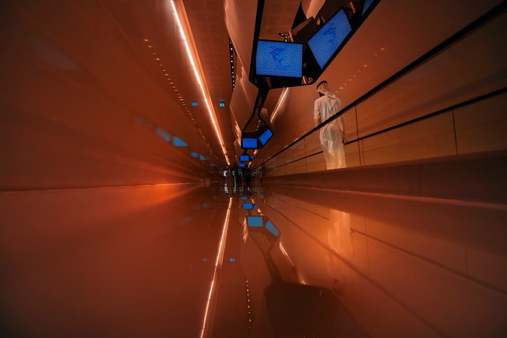 Modern Traveler Walkway by Jure Kravanja — canvas wall art