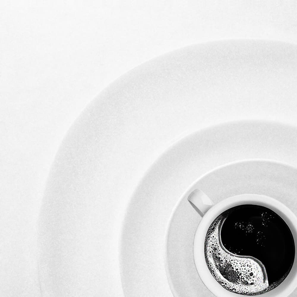 Yin Yang Coffee Balance by Piet Flour — canvas wall art