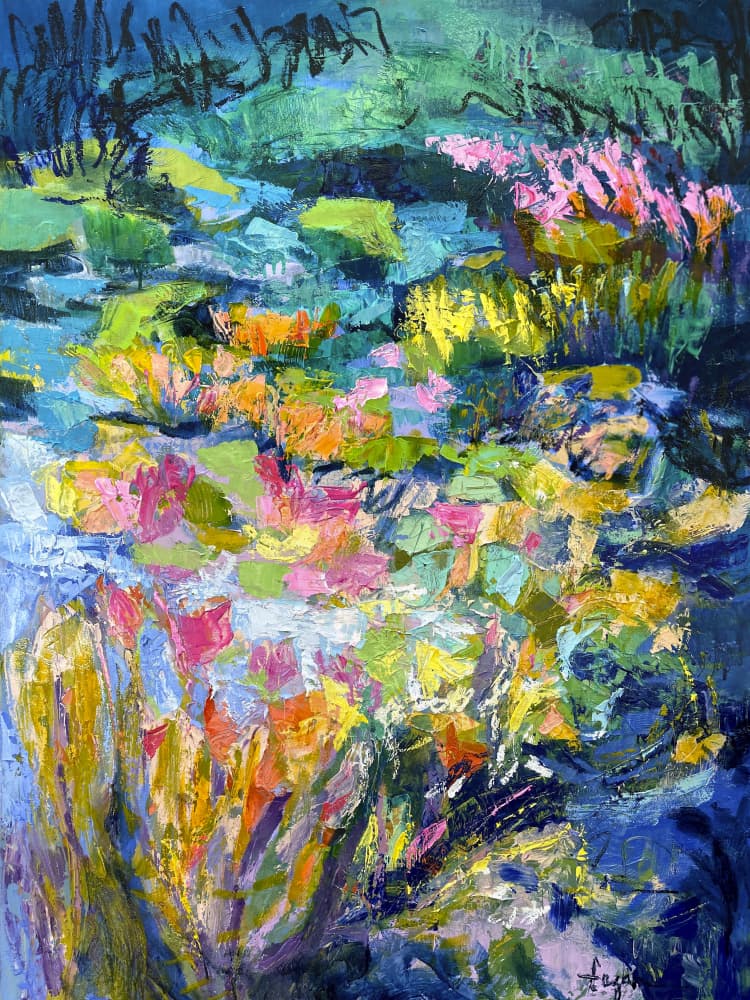 Colorful Reflections by Dorothy Fagan — canvas wall art