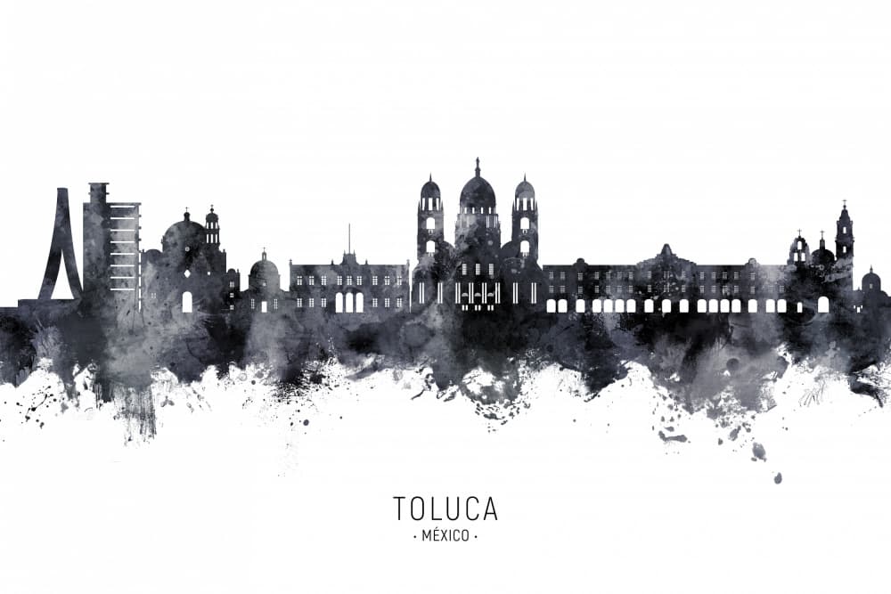 Toluca Mexico Skyline by Michael Tompsett — canvas wall art