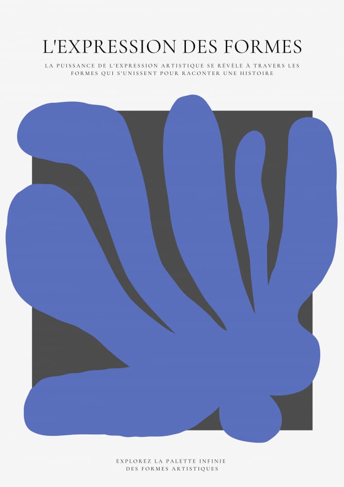 Fluid Abstract Forms by RS LAB STUDIO — canvas wall art