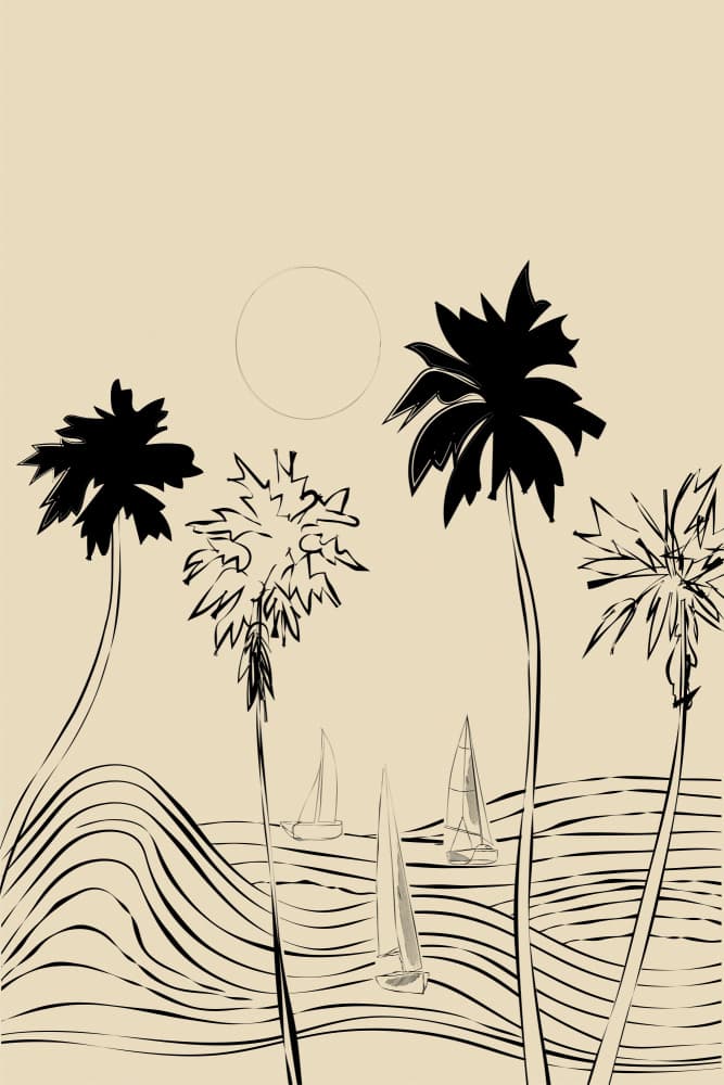 Onthebeachno03 by Treechild — canvas wall art