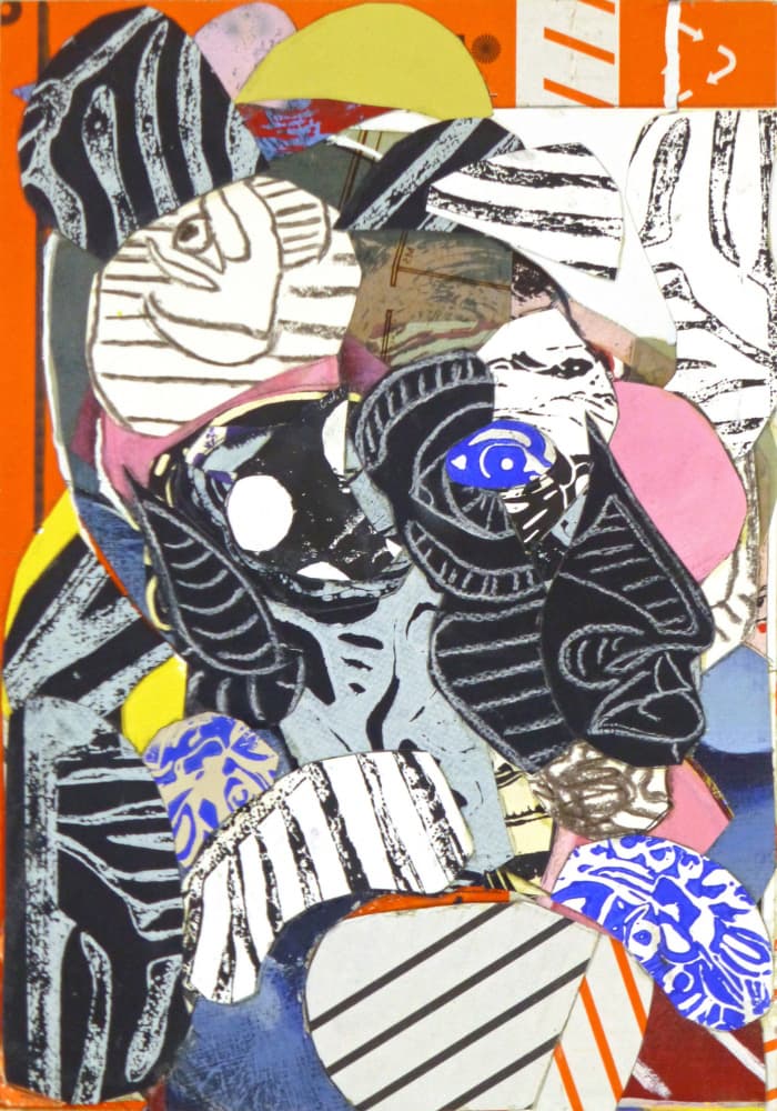 Modern Pop Art Faces by Pascal Marlin — canvas wall art