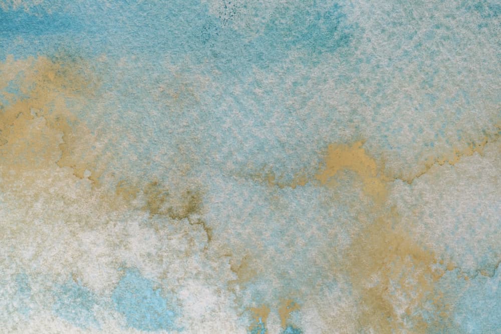 Fluid Blue Gold by Bilge Paksoylu — canvas wall art