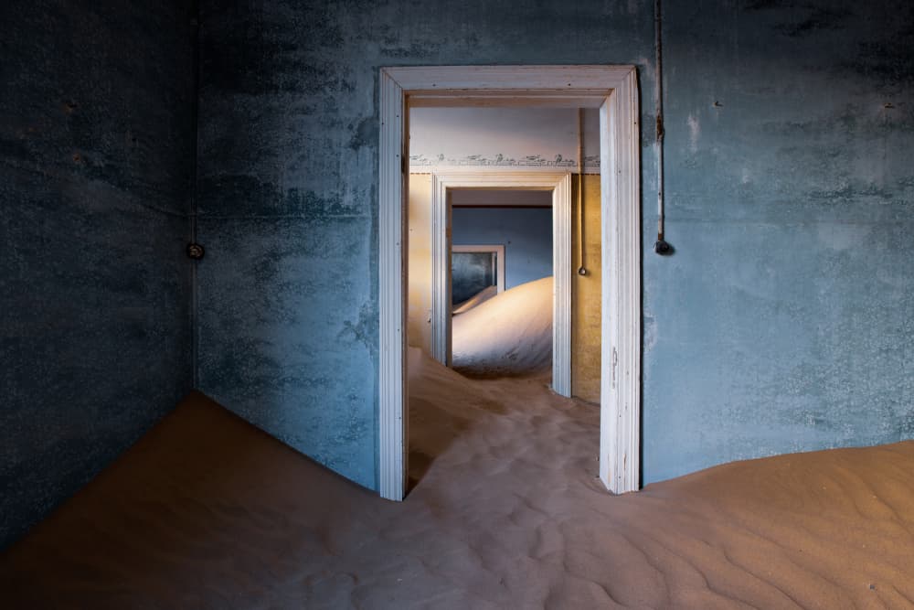 Sand Filled Rooms by Willa Wei — canvas wall art