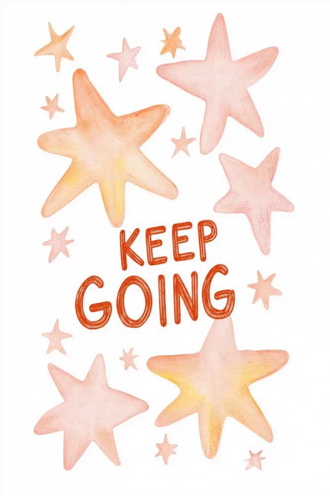 Starry Encouragement by Treechild — canvas wall art