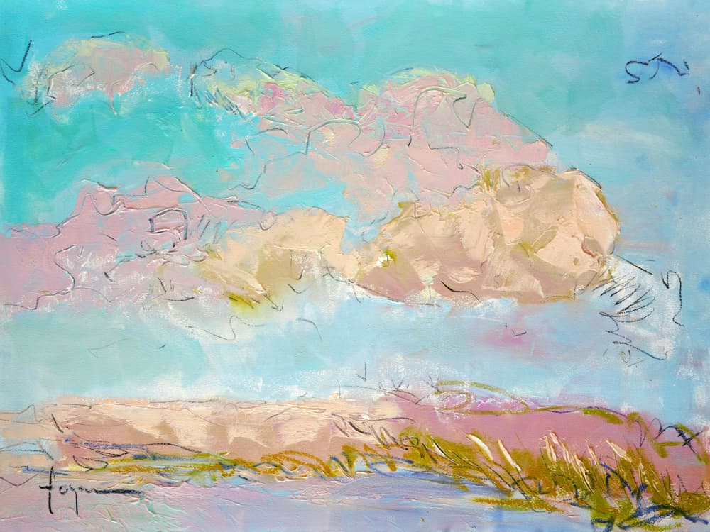 Pastel Sky Drift by Dorothy Fagan — canvas wall art
