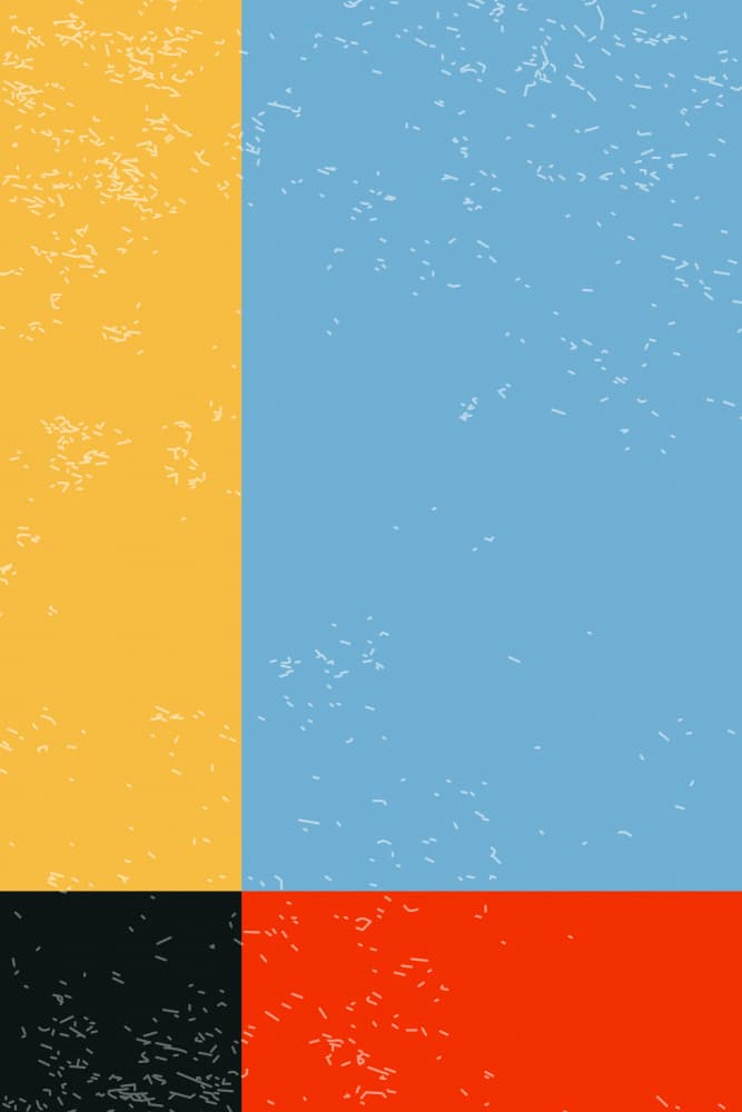 Geometric Color Blocks by jay stanley — canvas wall art