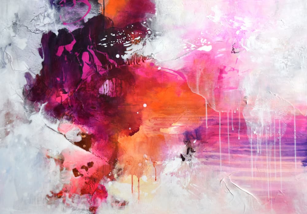 Vibrant Color Flow by Kirsten Handelmann — canvas wall art