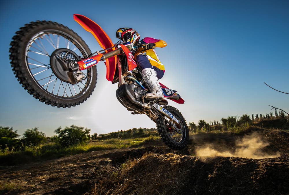 Extreme Motocross Jump by Nir Amos — canvas wall art