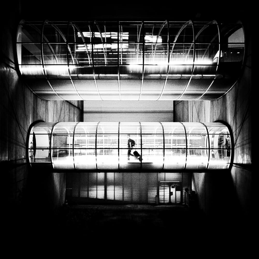 Solitary Glass Passage by Paco Palazon — canvas wall art