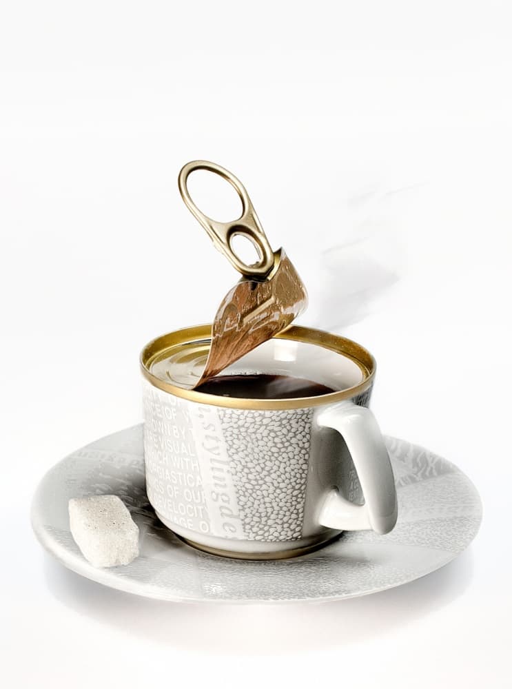 Canned Coffee Cup by Jesús M. García — canvas wall art