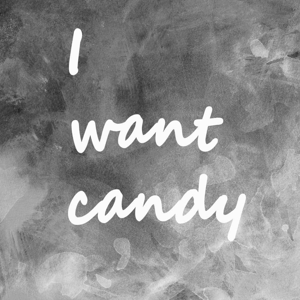 I Want Candy by Lori Ann Folz — canvas wall art