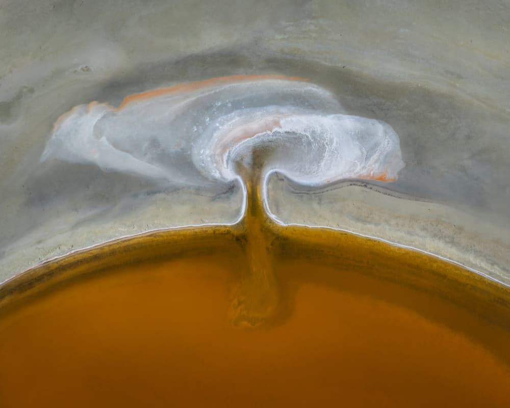 Vibrant Salt Lake Abstract by Shenshen Dou — canvas wall art