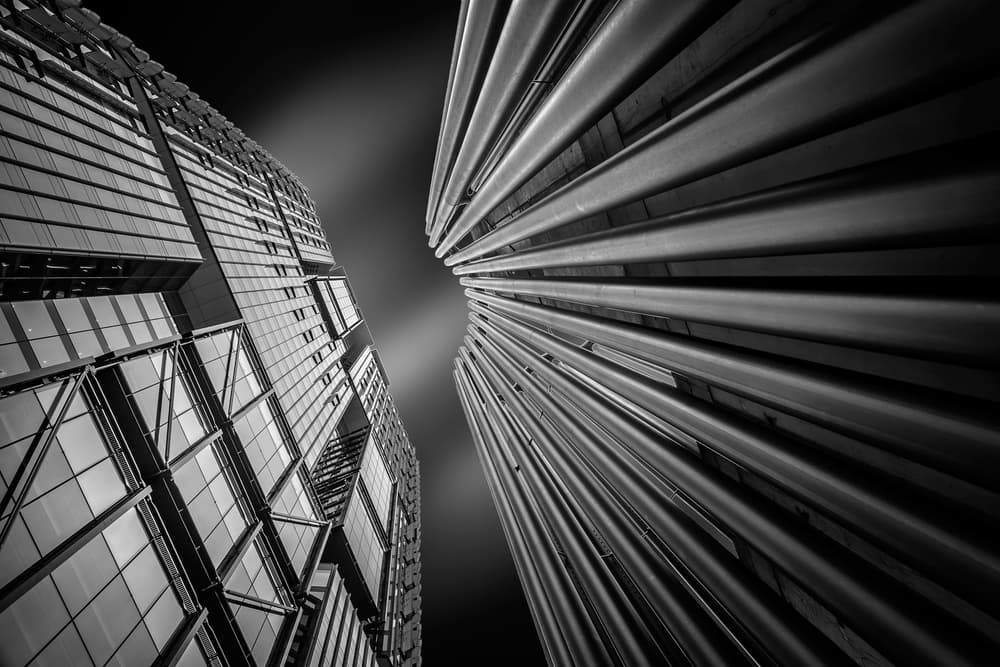 Soaring Modern Structures by Ming Wang — canvas wall art