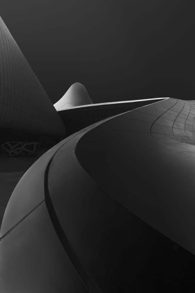 Modern Architectural Curves by Olavo Azevedo — canvas wall art