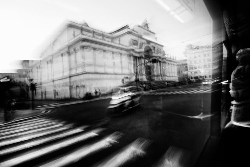 Motion Urban Street by Antonio Grambone — canvas wall art