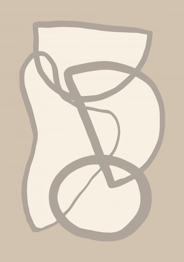 Organic Neutral Abstract by Pictufy Studio — canvas wall art