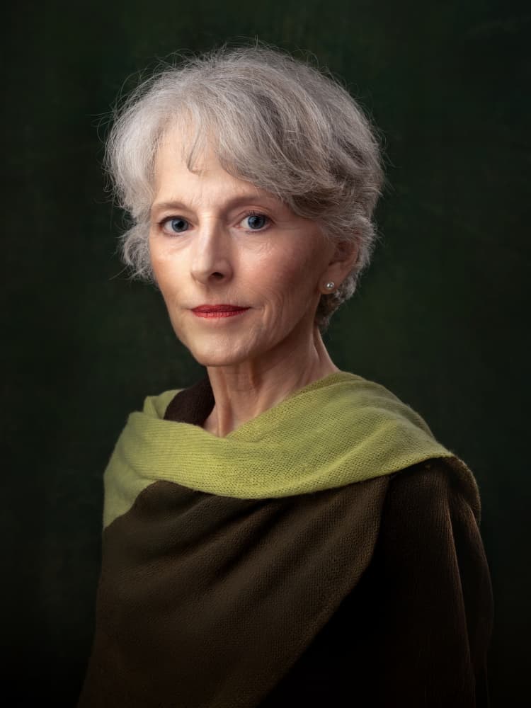 Elegant Woman Portrait by Catherine Wang — canvas wall art