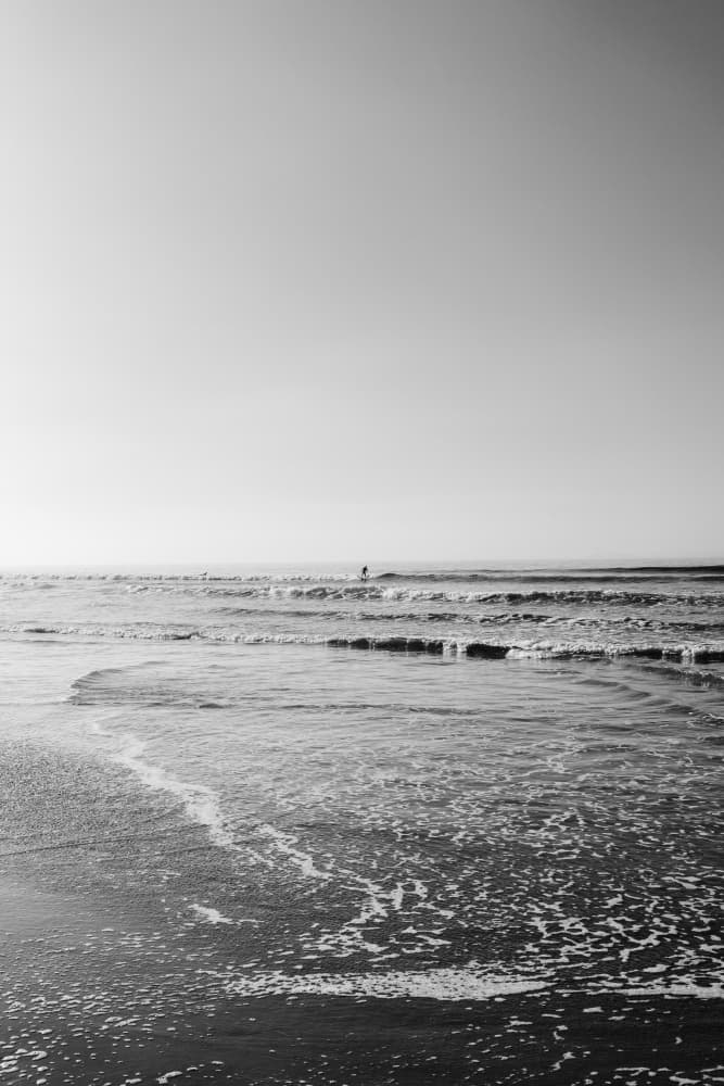 Calm Ocean Solitude by Bethany Young — canvas wall art
