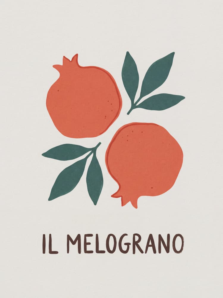 Italian Pomegranates by Andreas Magnusson — canvas wall art