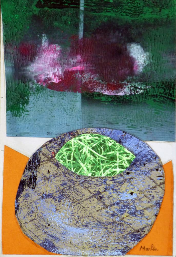 Colorful Abstract Collage by Pascal Marlin — canvas wall art