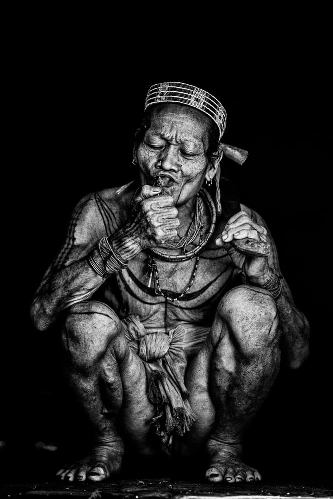 Expressive Tribal Elder by Vedran Vidak — canvas wall art