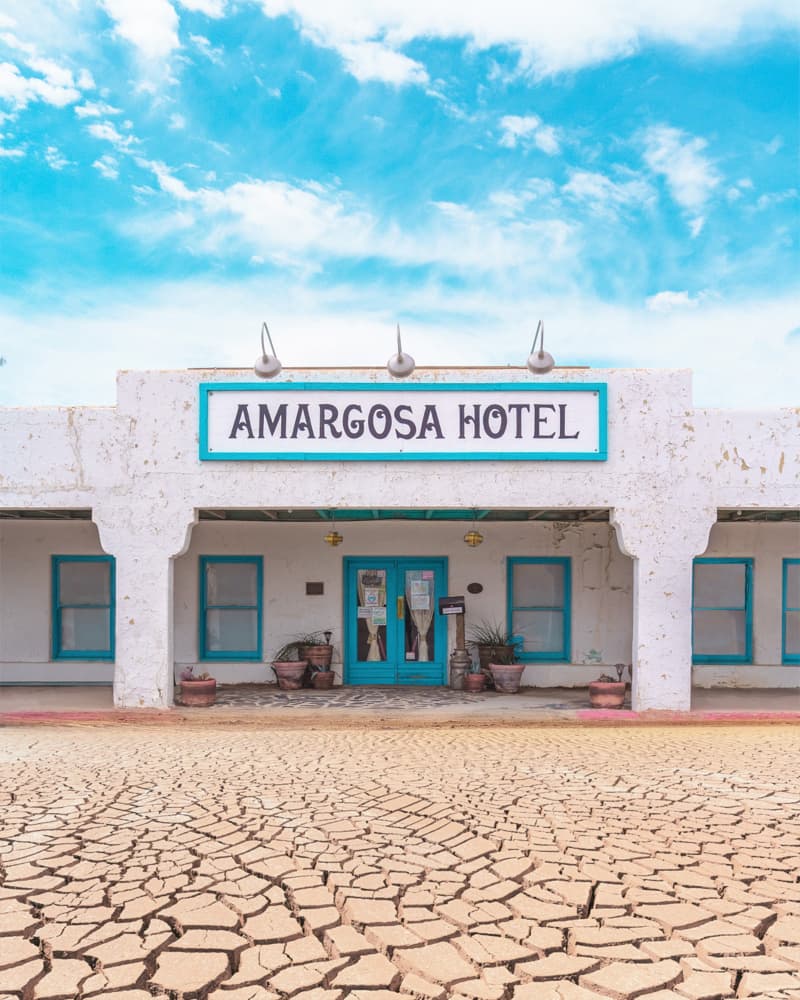 Historic Amargosa Hotel and Opera House in Death Valley Junction, California by Tom Windeknecht — canvas wall art
