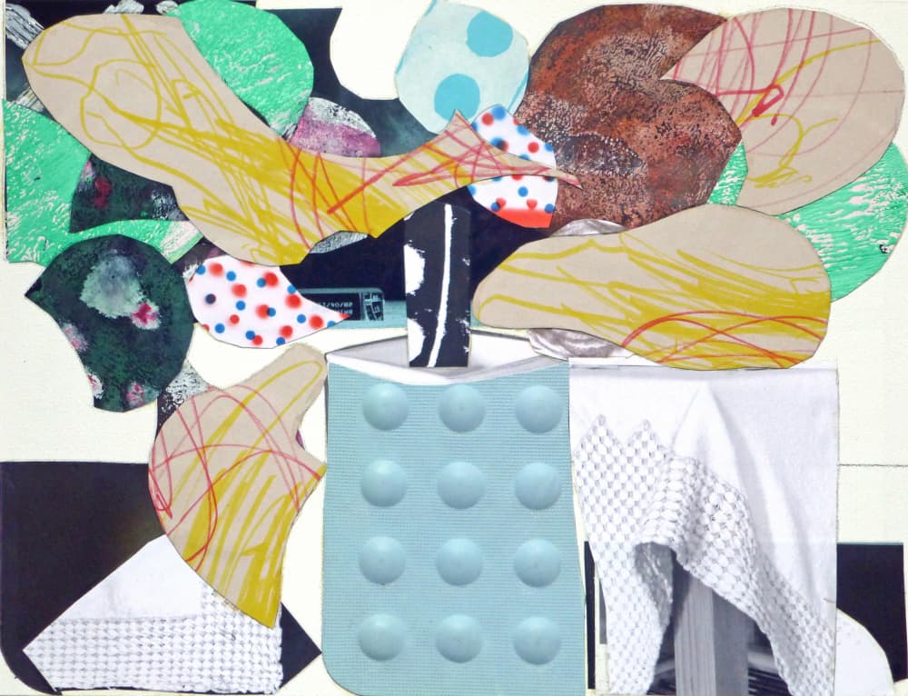 Abstract Shapes Collage by Pascal Marlin — canvas wall art