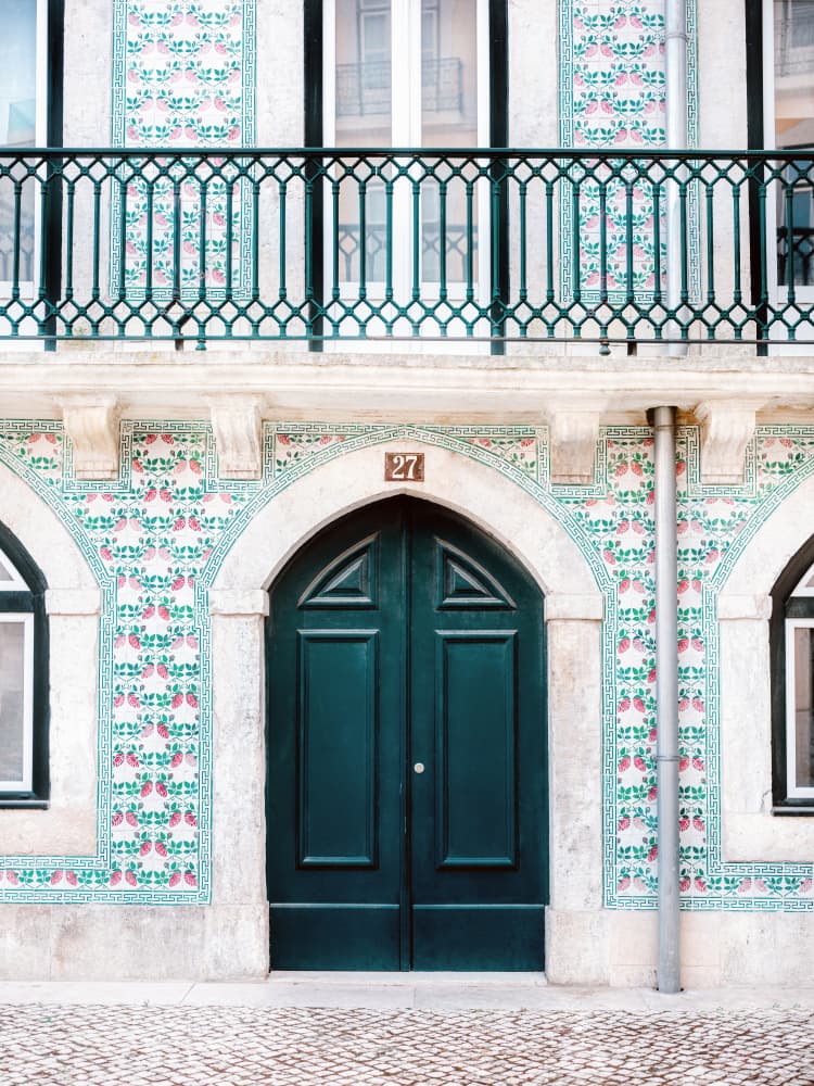 Lisbon Door by Raisa Zwart — canvas wall art