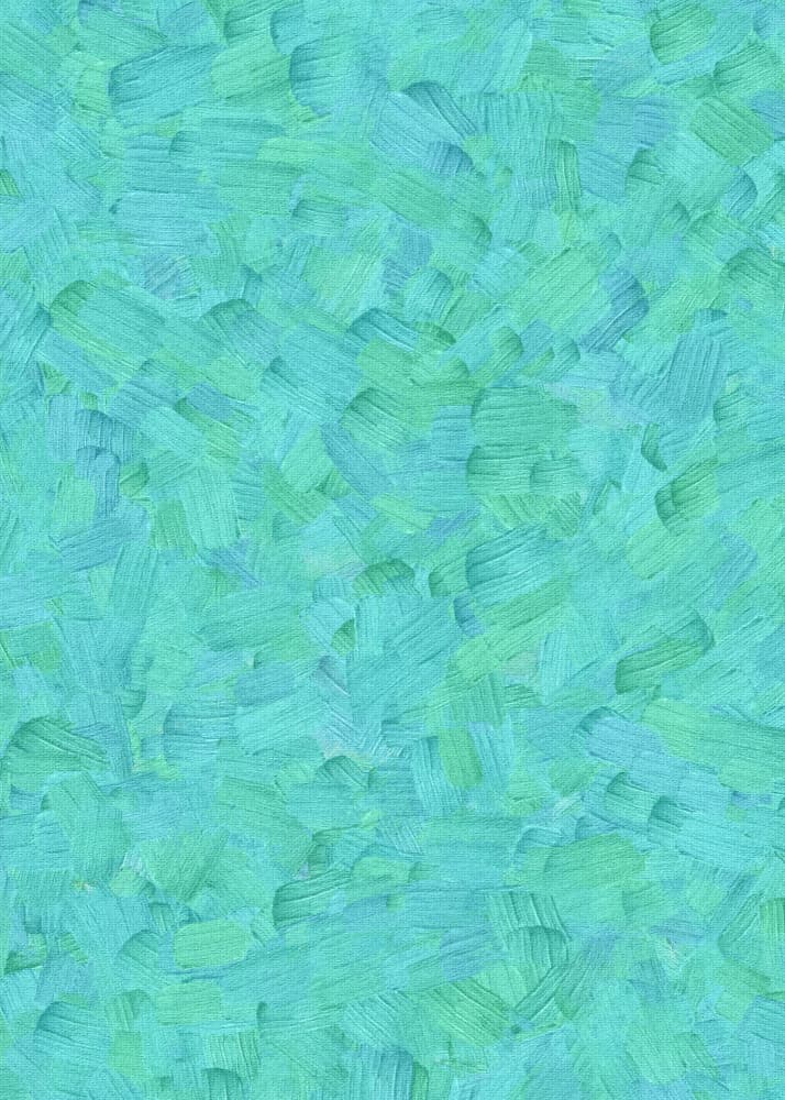 Teal Brushstrokes Abstract by Olena Kovalova — canvas wall art