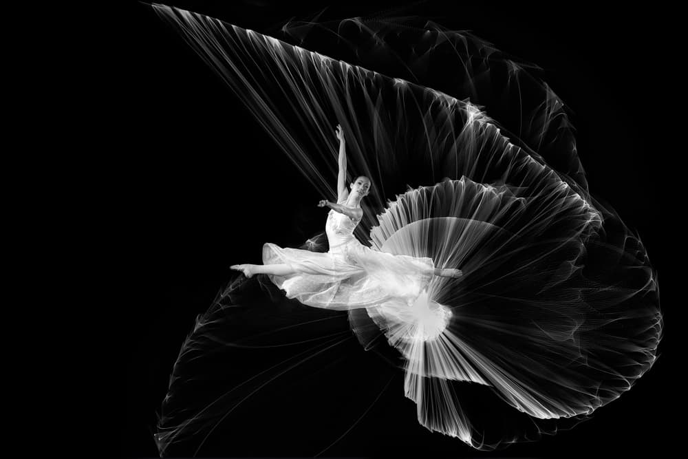 Ballerina In Motion by Handi Nugraha — canvas wall art