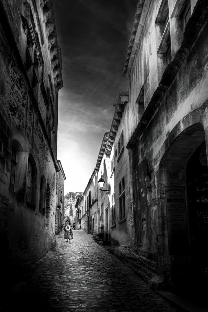 Mysterious Cobblestone Alley by Raffi Bashlian — canvas wall art