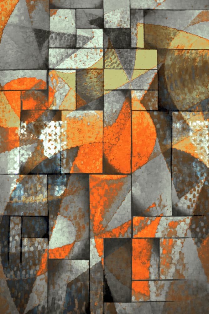 Vibrant Textured Abstraction by Christina Sillen — canvas wall art