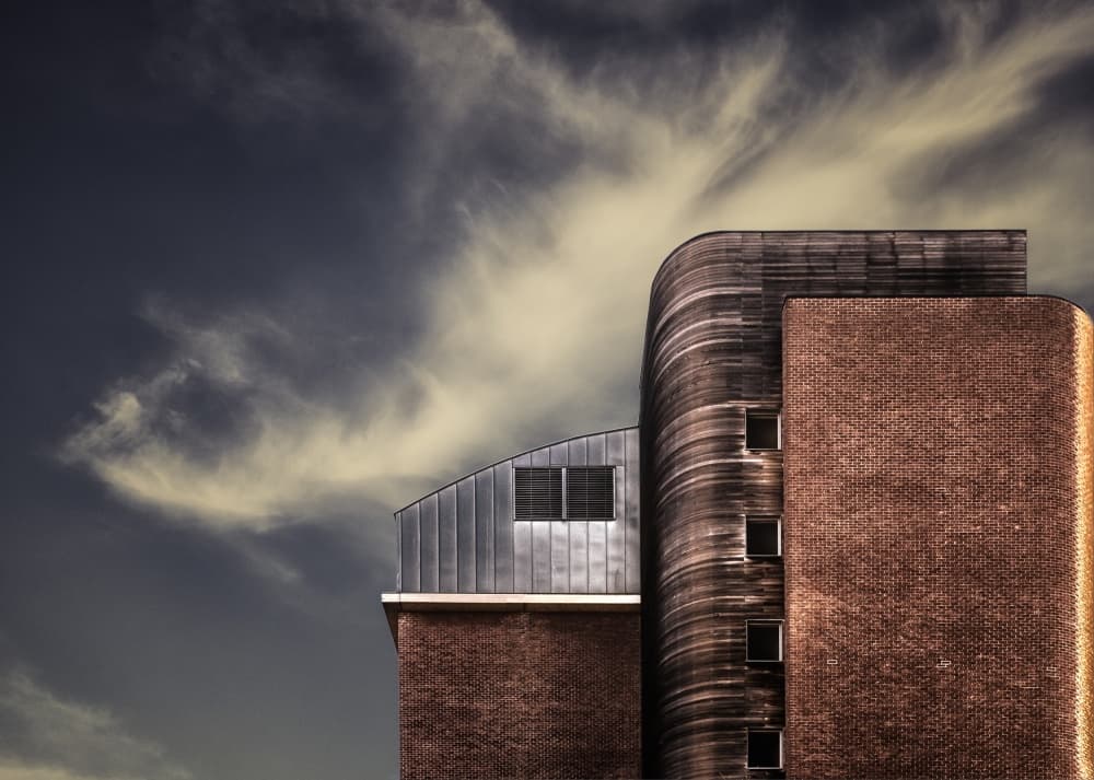 Modern Architecture Curves by Harry Verschelden — canvas wall art